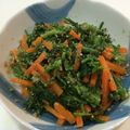 mori主夫's cooksnap of when they made 菊菜（春菊）のゴマ和え.