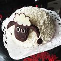 なおなお姫's cooksnap of when they made ひつじのショーン クリスマスケーキ.