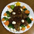 のんいちろう's cooksnap of when they made 簡単！レンジでミートローフ☆.