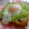 ななぐくん's cooksnap of when they made 簡単♪目玉焼きケチャマヨトースト.