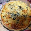 かずまる's cooksnap of when they made ほうれん草とポテトのキッシュ.