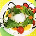 もも嬢♪'s cooksnap of when they made 普通のポテトサラダでクリスマスリース.