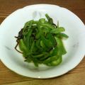 hitochi*'s cooksnap of when they made ピーマンの塩昆布和え.