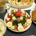 cocotea310's cooksnap of when they made ナゲットでクリスマスツリー☆+サンタ?★.