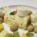 しじみごはん's cooksnap of when they made 離乳食完了期〜☆ポテトのクリスマスケーキ.