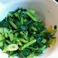 たにたーに's cooksnap of when they made 大根の葉のごま和え.