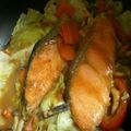 tama0228's cooksnap of when they made フライパンで＊鮭のちゃんちゃん焼き.