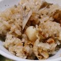 かずのにゃんこ's cooksnap of when they made 帆立と舞茸の炊き込みご飯♡バター醤油味.