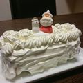 ひろひなり's cooksnap of when they made マリービスケットdeブッシュドノエル♪.