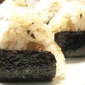 four santa's cooksnap of when they made 大人味？ザーサイと韓国のりのおにぎり.