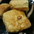 misakitcen's cooksnap of when they made ヘルシー豆腐肉詰めin油揚げ.