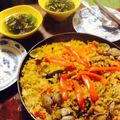 goororo's cooksnap of when they made フライパンで簡単本格パエリア.