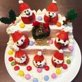 RRSM's cooksnap of when they made 雛壇じゃなくてサンタ壇クリスマスケーキ.