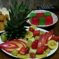 HIRIAlove's cooksnap of when they made ★豪華!?フルーツ盛り合わせ★.
