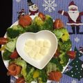 クックGUXEAA☆'s cooksnap of when they made クリスマス☆カラフル可愛ぃリースサラダ♡.