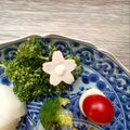 悠LOVE航's cooksnap of when they made ハムでお花(花型とマヨ).