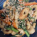 snow012's cooksnap of when they made 春菊とちくわのきんぴら.