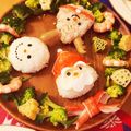 マミーのキッチン☆'s cooksnap of when they made サンタとトナカイ♪クリスマスキャラ弁.