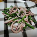 だんな様は料理人's cooksnap of when they made ♪アスパラといかのガーリック炒め♪.