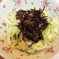 くりーみゅ's cooksnap of when they made ひじきのホットドレッシングサラダ.