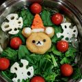 チャトラン0601's cooksnap of when they made リラックマのクリスマス デコ鍋.