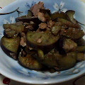 ＊くるこ＊'s cooksnap of when they made あっというま！茄子とシーチキンの炒め物.