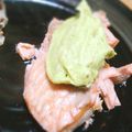Sac’HiNa's cooksnap of when they made サーモンのふわふわアボカドチーズソース。.