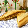 大魔女's cooksnap of when they made ホットサンド☆チーズカレー味.