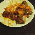 ゆぽりん's cooksnap of when they made ヘルシー☆あんかけおから入り肉団子☆.