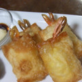ロシアン's cooksnap of when they made エビタマのワンタン包み揚げ.