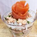 おなひろ's cooksnap of when they made ✿パーティーに♪コブサラダカップ寿司✿.