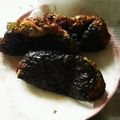 モコ119's cooksnap of when they made 大和芋とカニカマのモチモチ磯辺揚げ★.