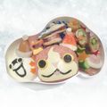 annin102's cooksnap of when they made 妖怪ウォッチ キャラ弁★クリスマスver.