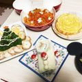 mini☆a☆'s cooksnap of when they made X'mas寿司・ｄｅ・ブッシュドノエル☆.