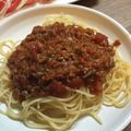 クック00UWS2☆'s cooksnap of when they made トマトソースで簡単♪ミートソース.