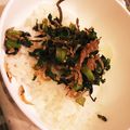 てんてこさすけ's cooksnap of when they made 大根の葉大量消費‼︎ うちの菜飯♪.