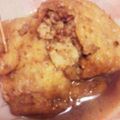 curisupin's cooksnap of when they made 油揚げの肉詰め巾着＊.