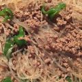 南国好き's cooksnap of when they made メインな春雨☆甘辛ピンチ.