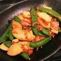 クック0QBW2H☆'s cooksnap of when they made 破竹(筍)とスナップえんどうの海老炒め♬.