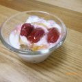 そらてんママ's cooksnap of when they made 苺とコーンフレークの豆乳ヨーグルト☆彡.