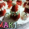まっきぃ☆★☆'s cooksnap of when they made クリスマスに♡いちごのサンタ.