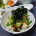 jardin08's cooksnap of when they made エコ葱タレdeアボカド丼.