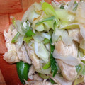 ムーヒツジ's cooksnap of when they made 鶏胸肉とネギの和え物(改訂版).