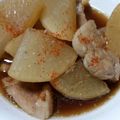 aaaayama's cooksnap of when they made 大根と豚バラブロックの煮物.