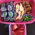 ぐるぐるしろたん's cooksnap of when they made 子供お弁当♪ゆかりのり巻き♡きゅうりＩＮ.