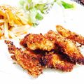 きよちゃん嫁。's cooksnap of when they made 旦那絶賛！即席、揚げないササミカツ☆.