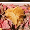クックC7W4HM☆'s cooksnap of when they made 昆布水で牛肉のローストマリネ.