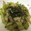 ポメちょん's cooksnap of when they made ブロッコリー茎の梅ポン酢和え.