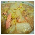 そらちーーー's cooksnap of when they made ちょっと洋風！鮭の石狩鍋.