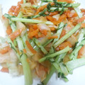 ぴぴぷぷぷ's cooksnap of when they made 超節約！大根の葉と皮のきんぴら.